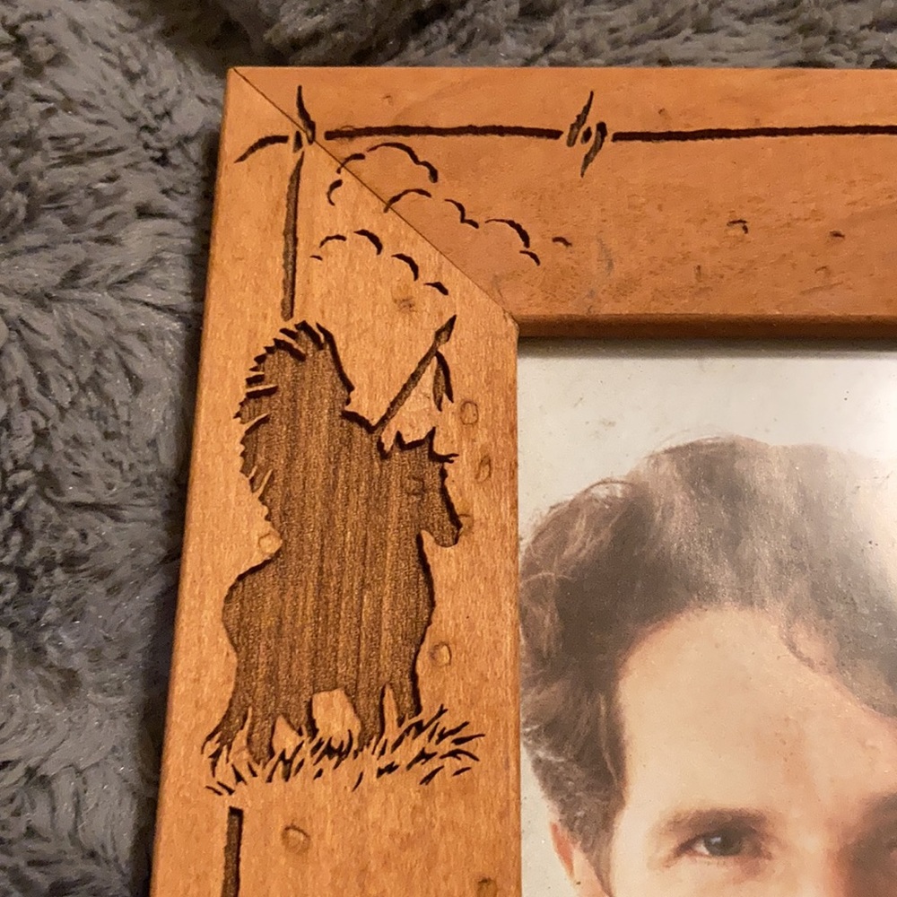 Western themed wood frame NWT - Picture 7 of 10
